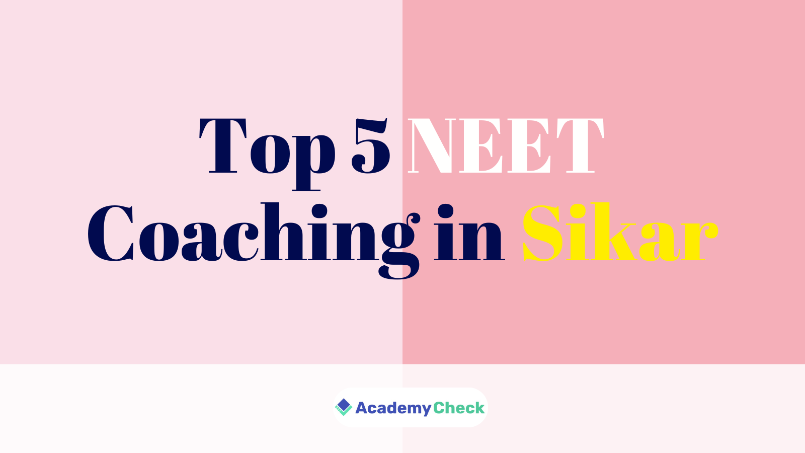 Sikar Me Affordable NEET Coaching – Budget Students ke liye Top 5