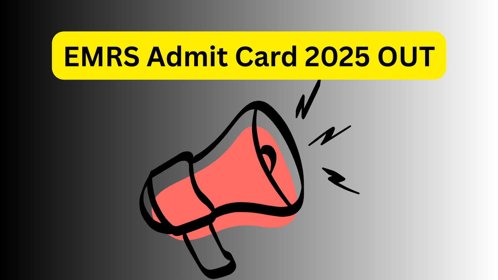 EMRS Admit Card 2025 OUT