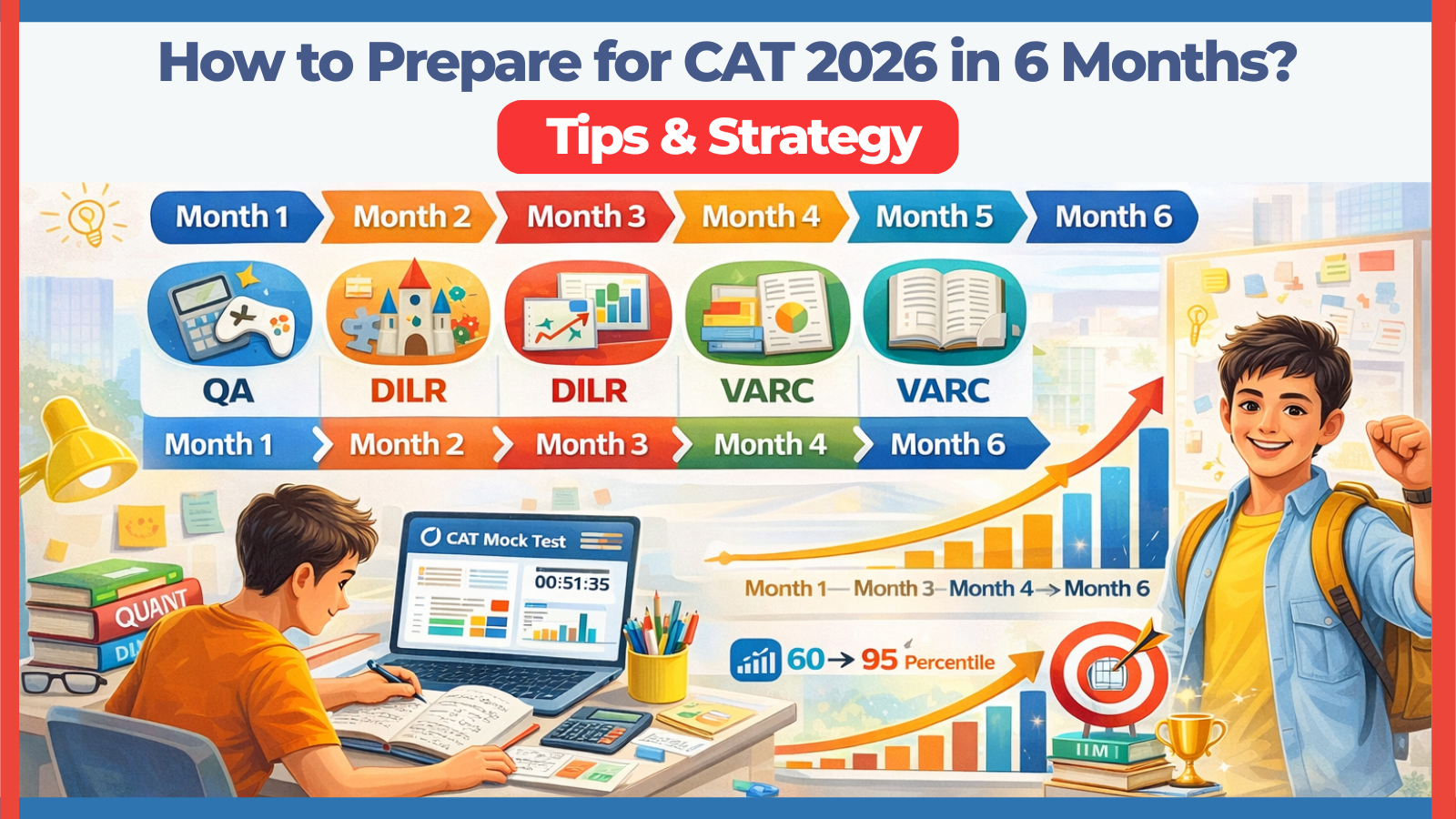 How to Prepare for CAT 2026 in 6 Months? Tips & Strategy | AcademyCheck