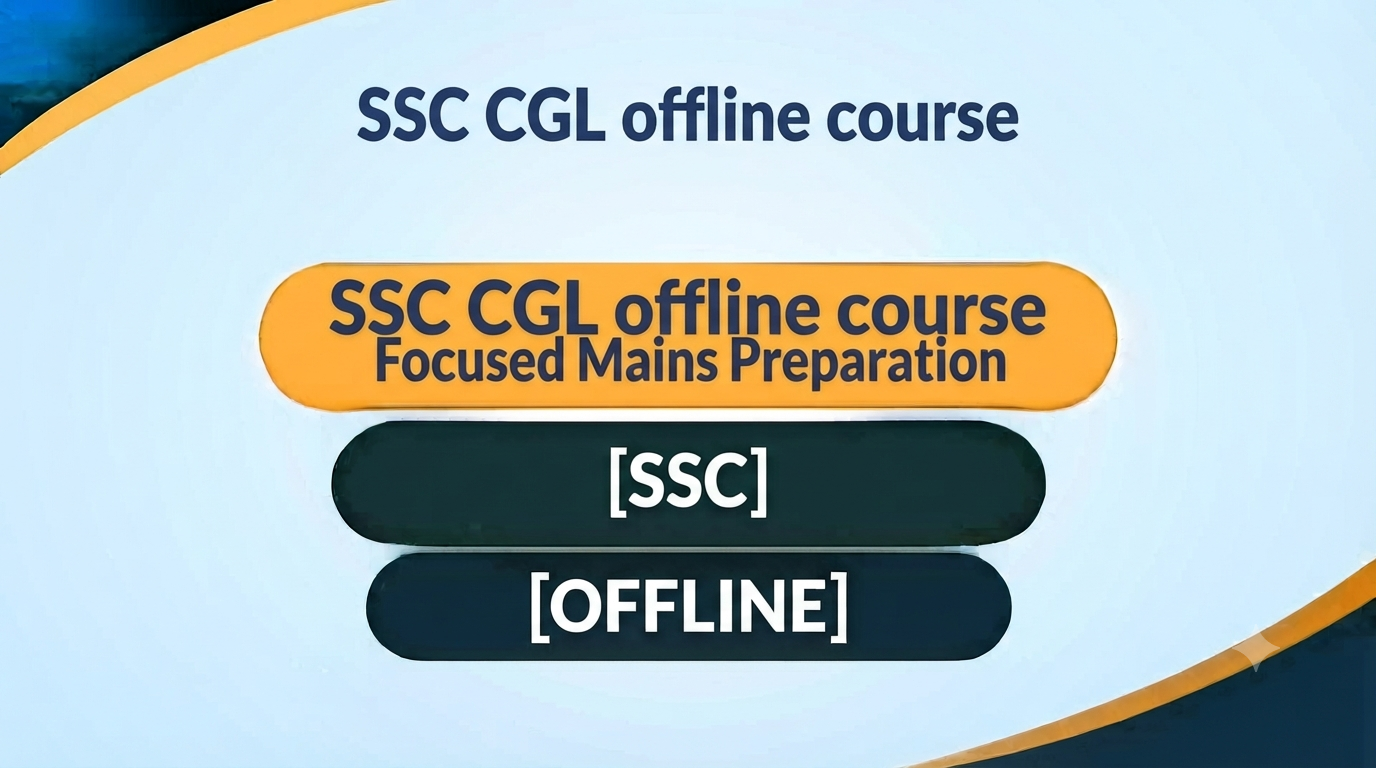 SSC CGL offline course