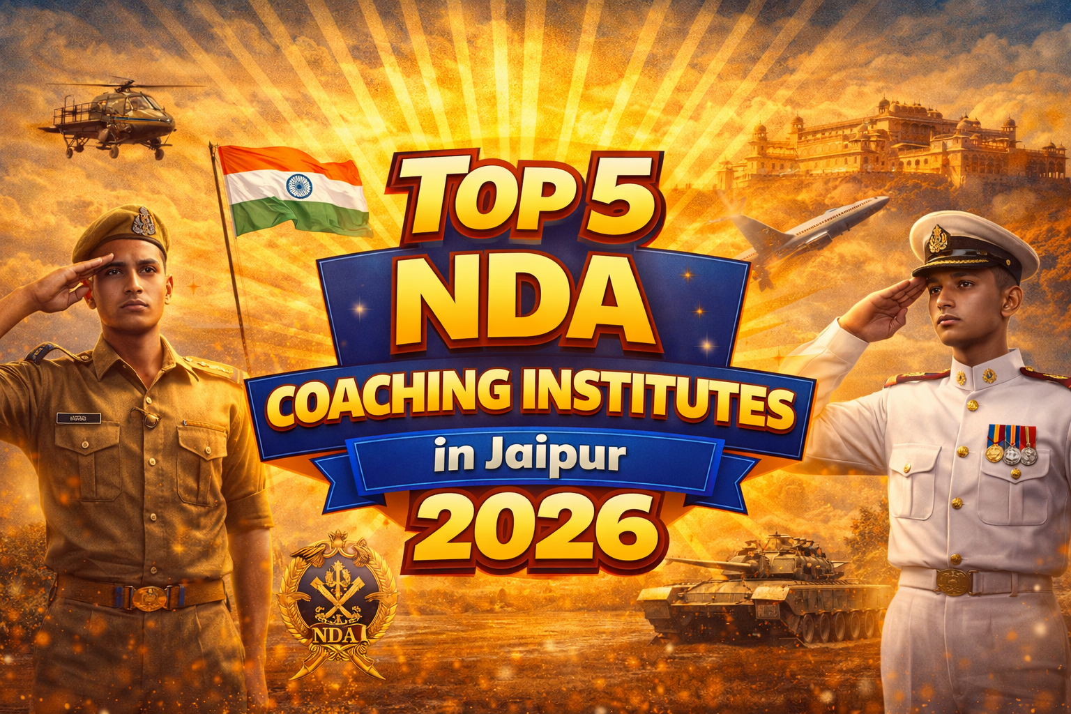 Top 5 NDA Coaching Institutes in Jaipur 2026 | AcademyCheck