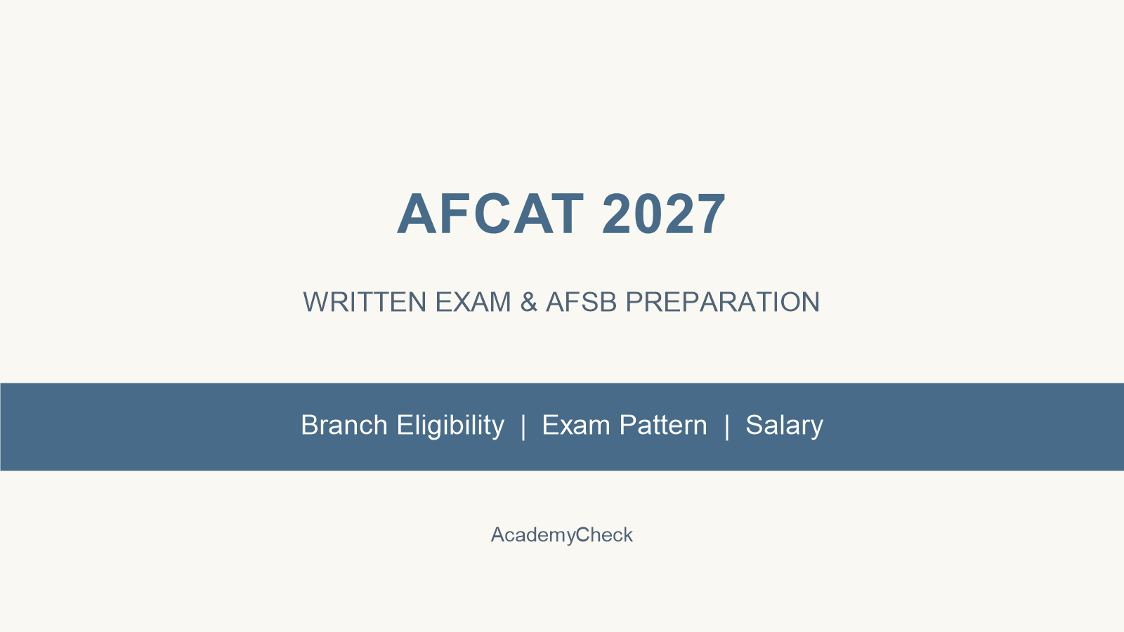 AFCAT 2027 Complete Guide: Latest Updates, Eligibility, Salary, Top Coaching Institutes & Test Series