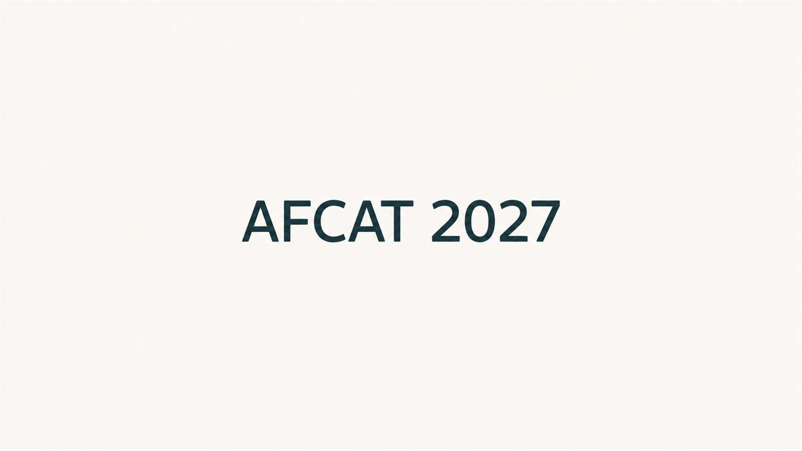 AFCAT 2027 Complete Guide: Latest Updates, Eligibility, Salary, Top Coaching Institutes & Test Series