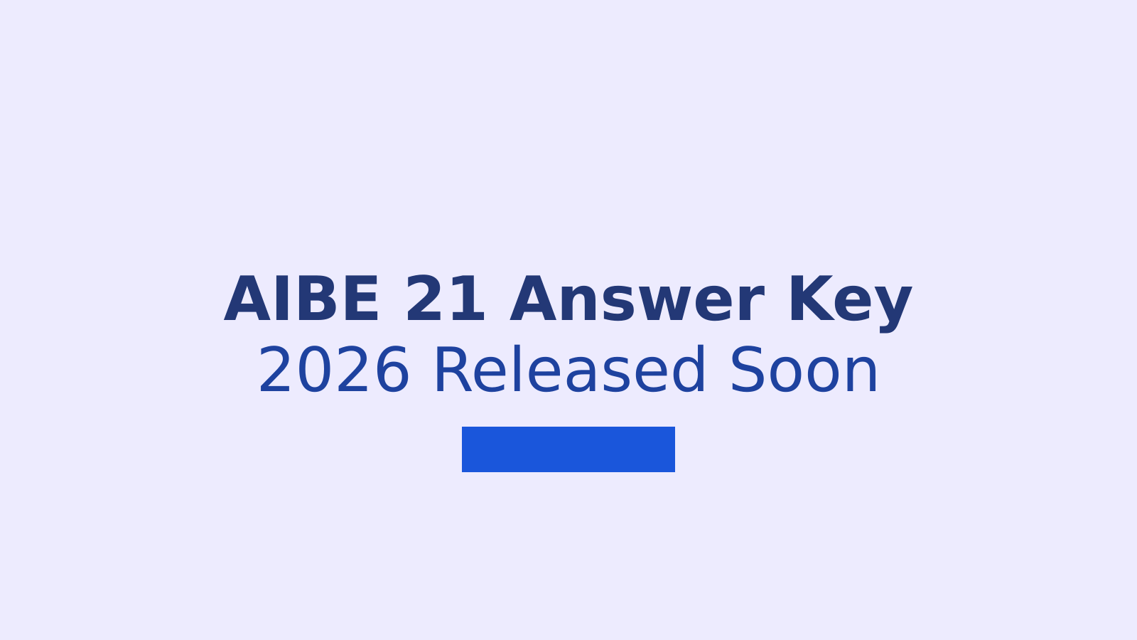 AIBE 21 Answer Key 2026: Download Set-Wise PDF and Check Result Updates