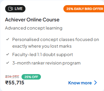 Achiever Online Course NEET  - offered by ALLEN Digital Kota 