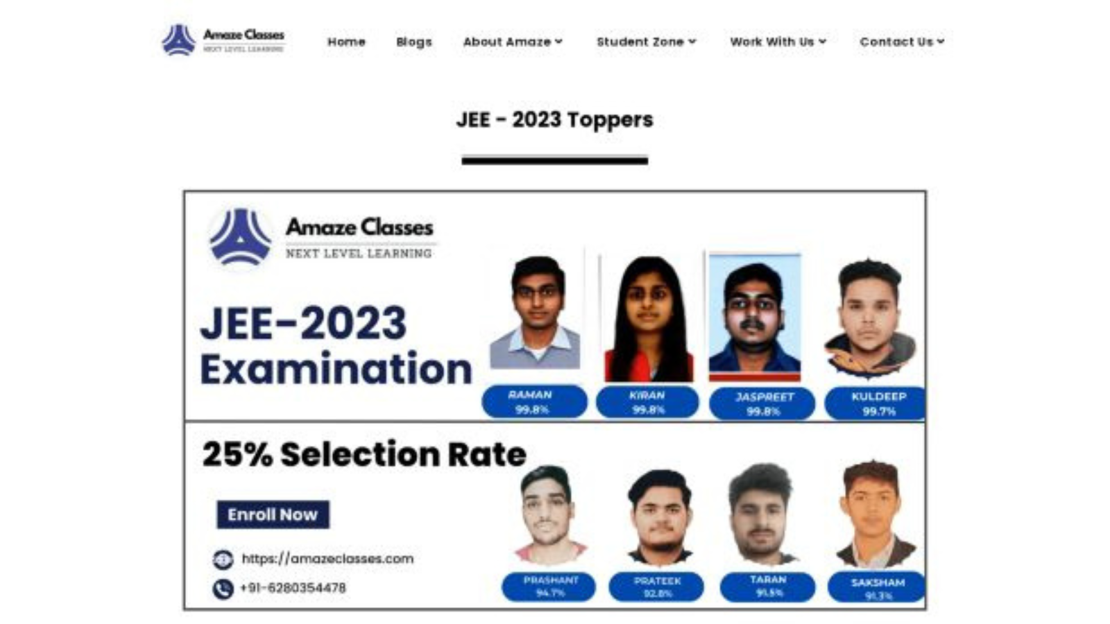 Amaze Classes Chandigarh Hero Slider - 3