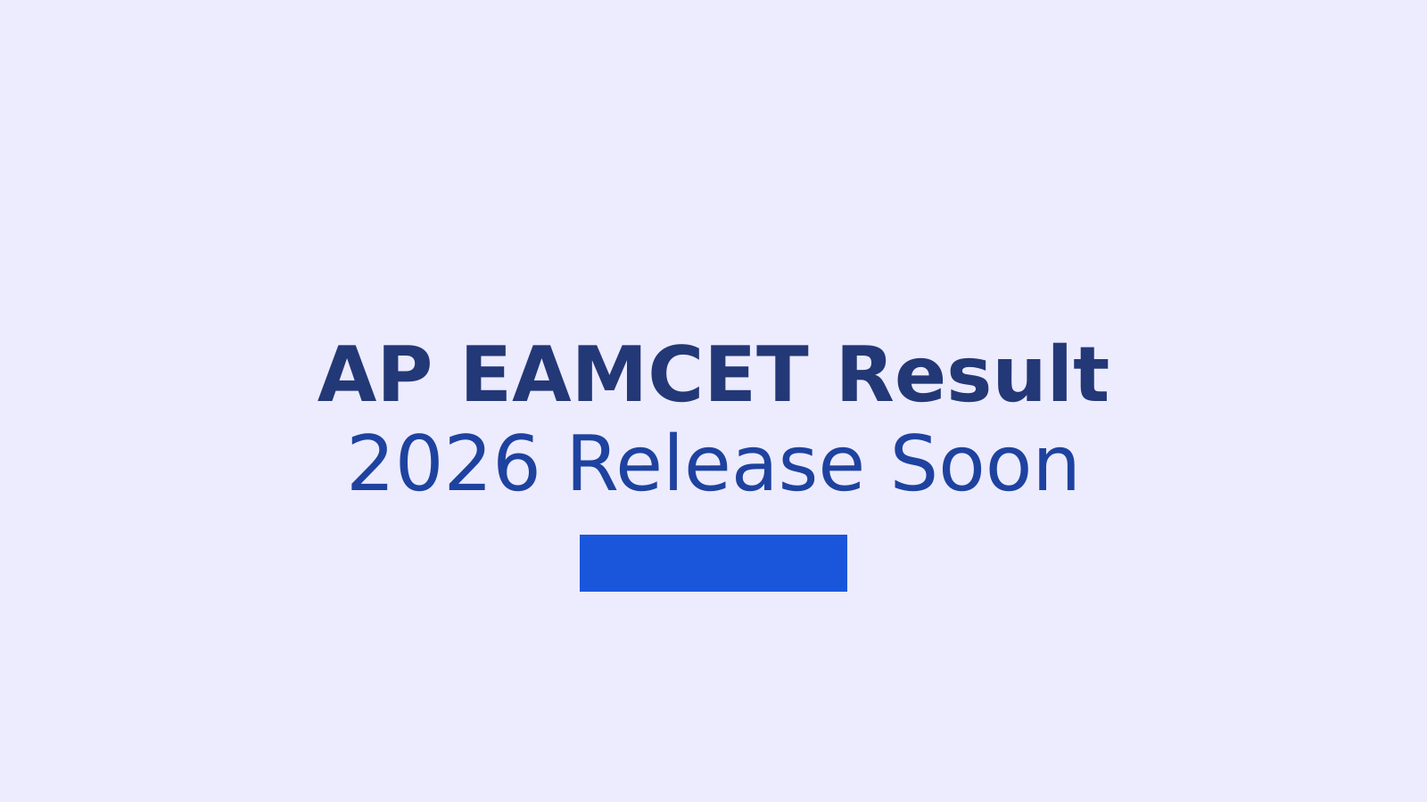 AP EAMCET Result 2026: How to Download Your Scorecard and Rank Card