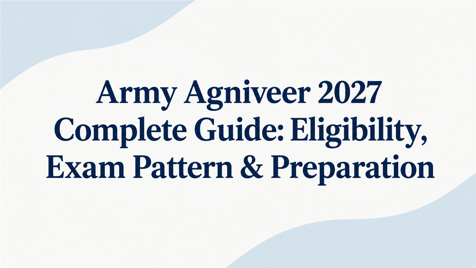 Army Agniveer 2027 Complete Guide: Latest Updates, Physical Test, Coaching Institutes & Test Series