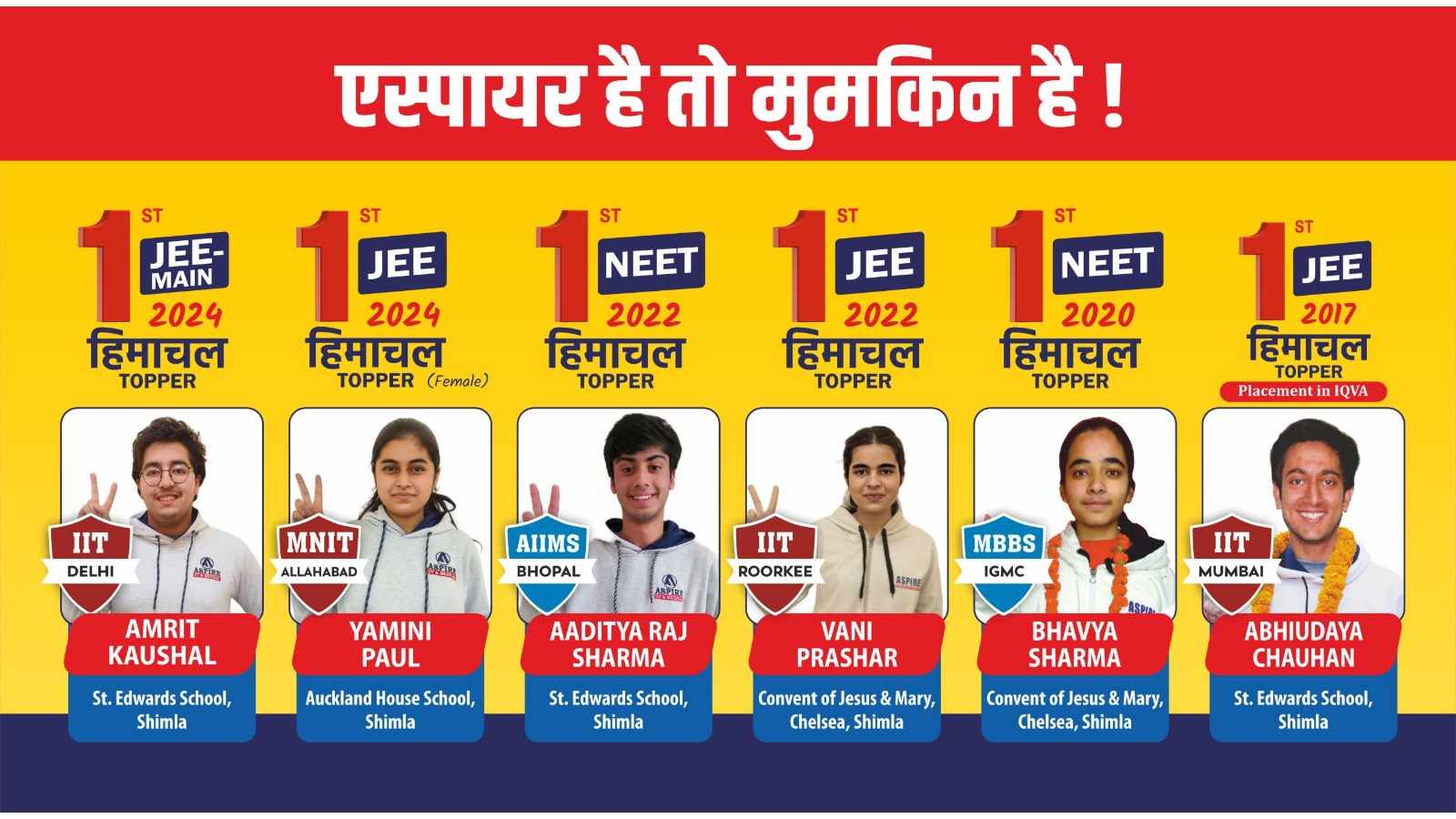 Aspire Academy Shimla Hero Slider - 2