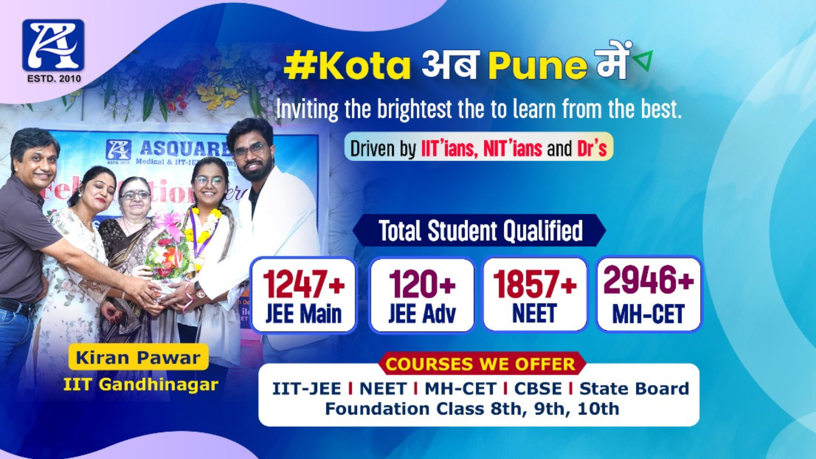 Asquare Classes Pune Hero Slider - 1