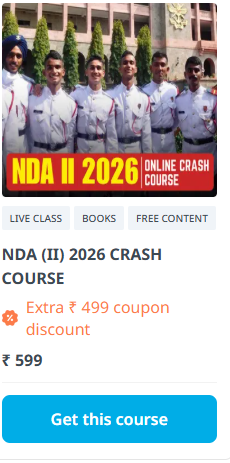 NDA Course - offered by Baalnoi Academy - Written Division Delhi 