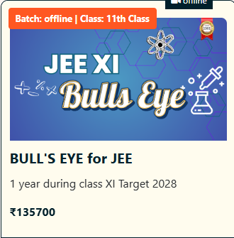 BULL'S EYE for JEE - offered by Bansal Classes Pvt Ltd Kota