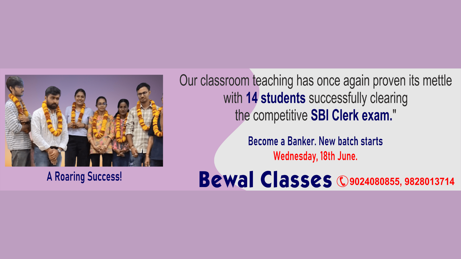 Bewal Classes Jaipur Hero Slider - 2