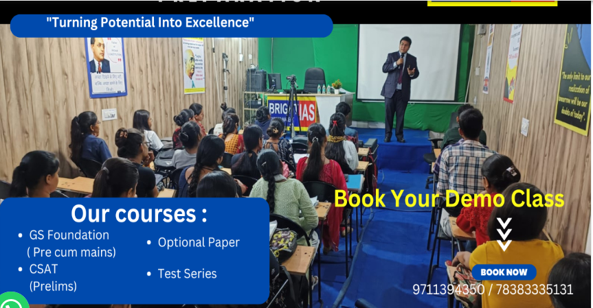 IAS Beginner's 3 years classroom progarmme, online and face to face ( Hindi Medium & English Medium)  - offered by Bright Career Maker IAS Coaching Institute Faridabad