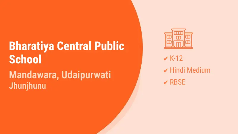 Bharatiya Central Public School Mandawara Udaipurwati Jhunjhunu Hero Slider - 2