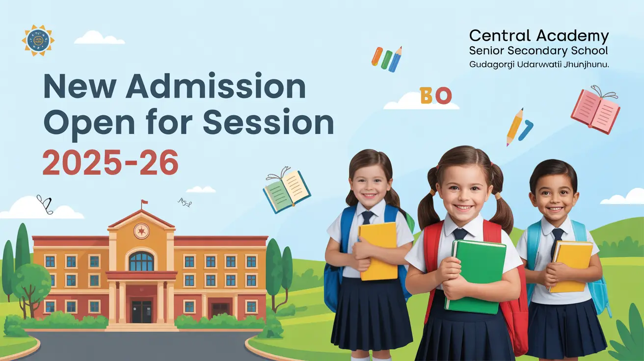 Central Academy Senior Secondary School Gudhagorji Udaipurwati Jhunjhunu Hero Slider - 1