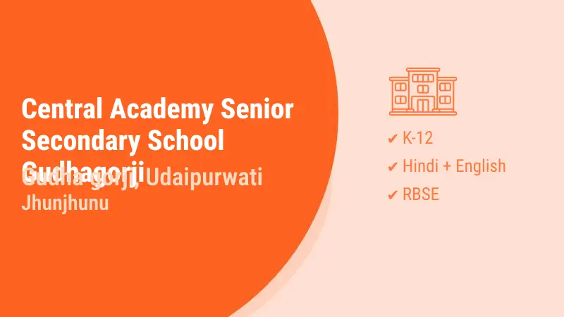 Central Academy Senior Secondary School Gudhagorji Udaipurwati Jhunjhunu Hero Slider - 2