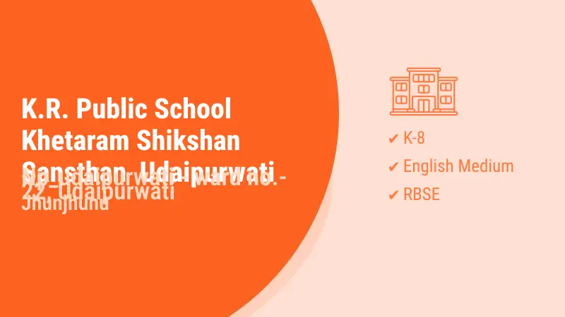 K.R. Public School Khetaram Shikshan Sansthan Udaipurwati Udaipurwati Jhunjhunu Hero Slider - 2