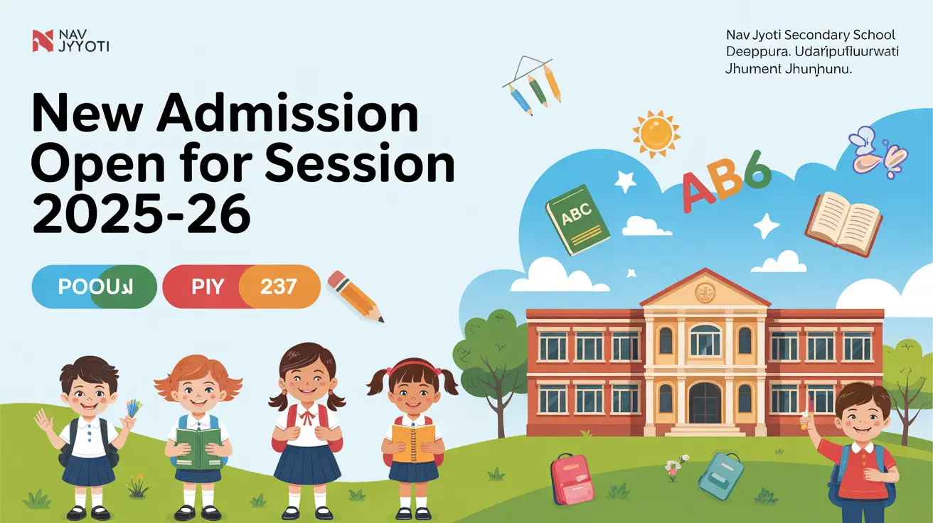 Nav Jyoti Secondary School Deeppura Udaipurwati Jhunjhunu Hero Slider - 1