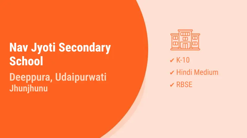 Nav Jyoti Secondary School Deeppura Udaipurwati Jhunjhunu Hero Slider - 2