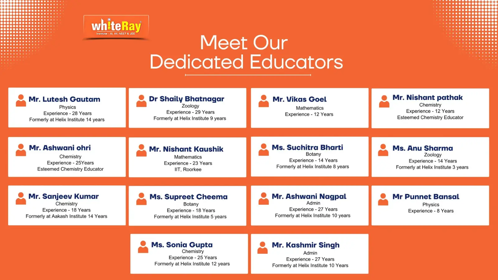 White Ray Institute Chandigarh Hero Slider - 1