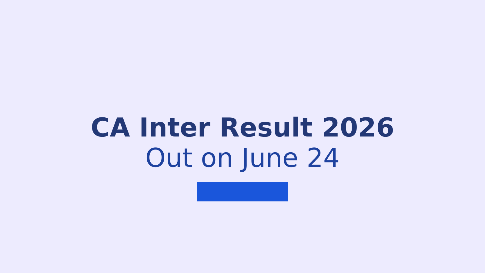 CA Intermediate Result 2026: How to Check Your Scorecard on June 24