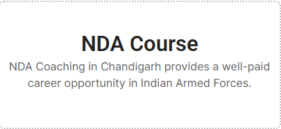 NDA Course - offered by Chandigarh Career Group Chandigarh 