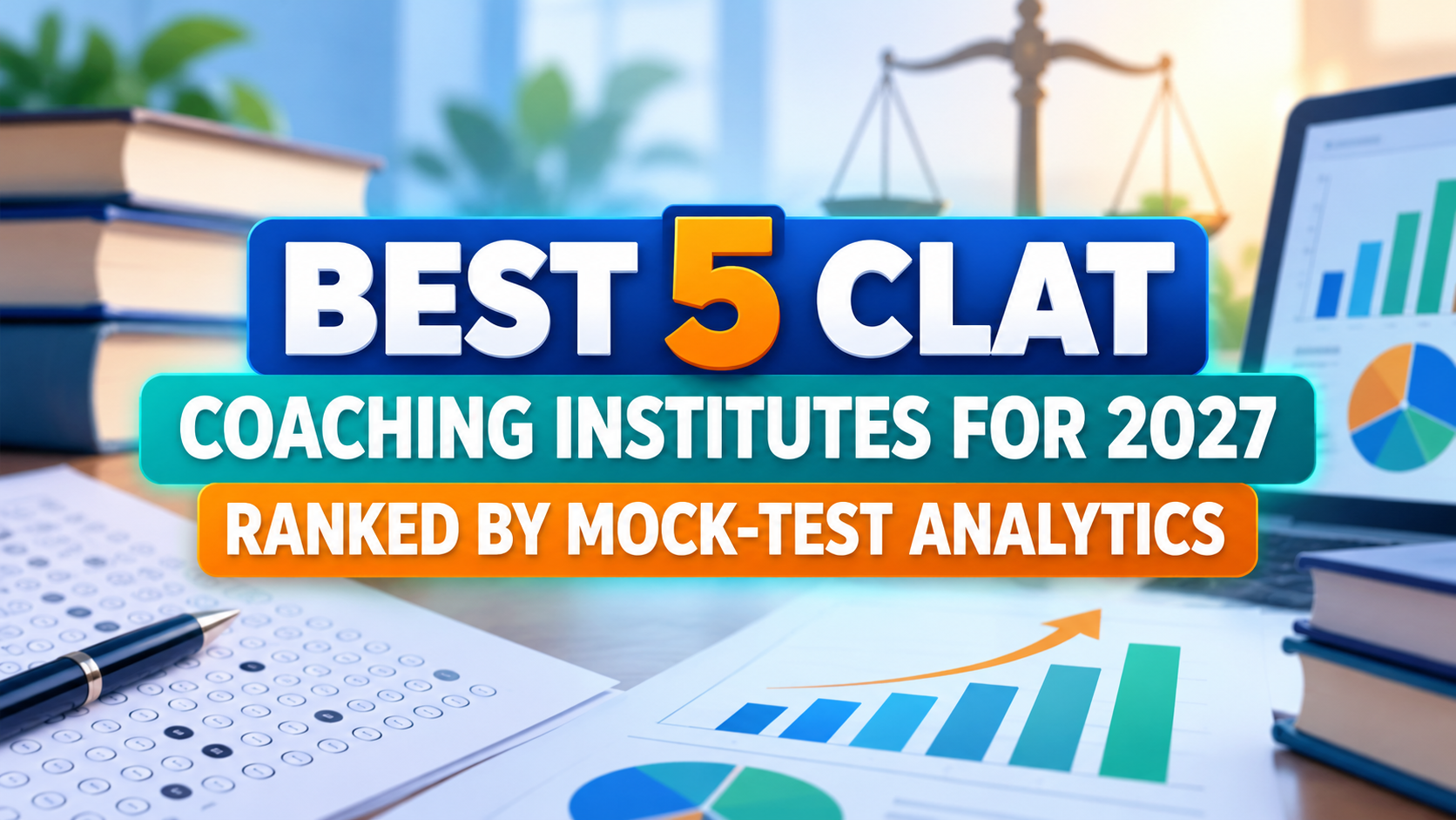 Best 5 CLAT Coaching Institutes for 2027: Ranked by Mock-Test Analytics