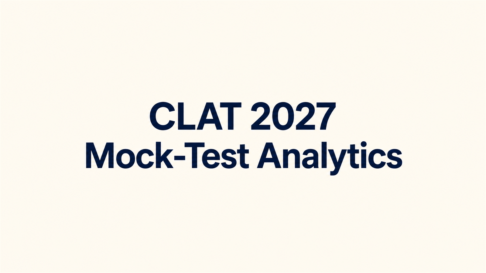 Best 5 CLAT Coaching Institutes for 2027: Ranked by Mock-Test Analytics