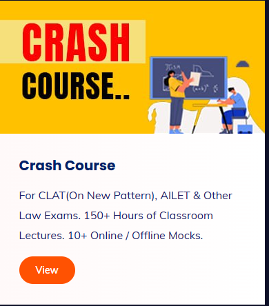 CRASH COURSE CLAT - offered by CLAT Path Patna