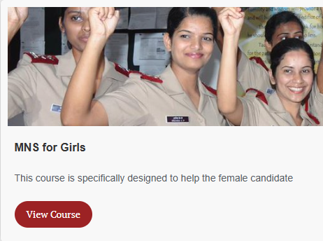 MNS for Girls - offered by Colonel's Defence Academy Pune