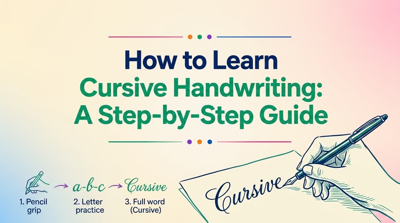 How to Learn Cursive Handwriting: A Step-by-Step Guide
