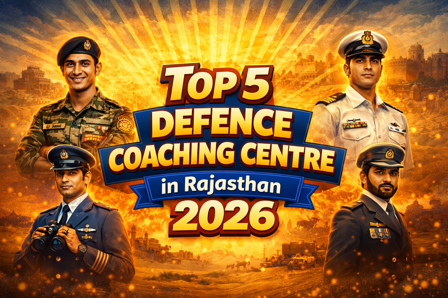 Top 5 Defence Coaching Centers in Rajasthan 2026 | AcademyCheck