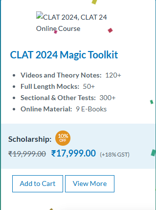 CLAT 2024 Magic Toolkit - offered by Endeavor Mumbai 