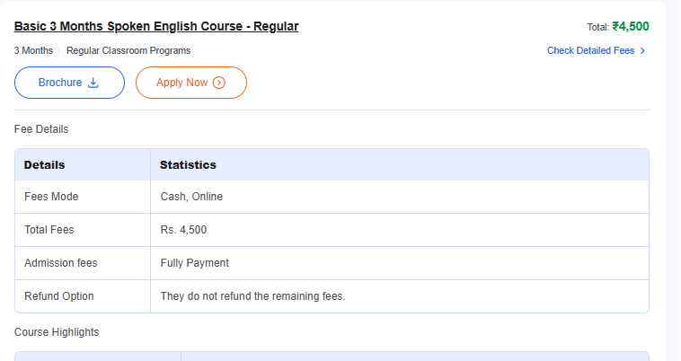 Basic 3 Months Spoken English Course - Regular - offered by English Buzz Jaipur