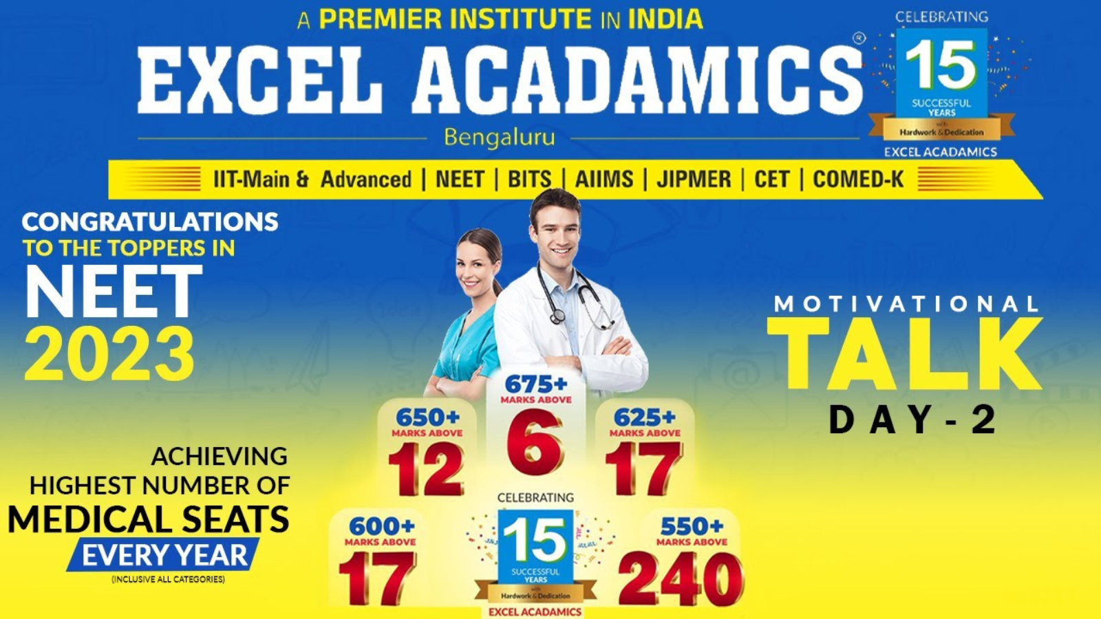 Excel Academy Bangalore Hero Slider - 1