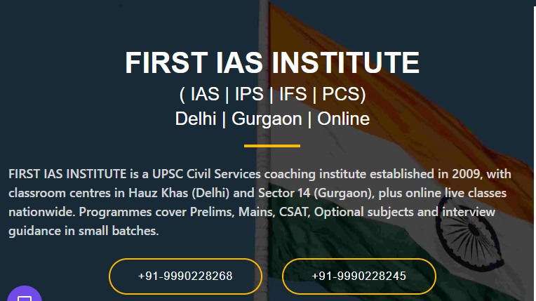 First IAS Institute Delhi Hero Slider - 3