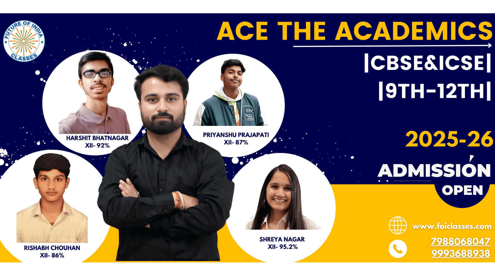 FOI Classes Bhopal Hero Slider - 1