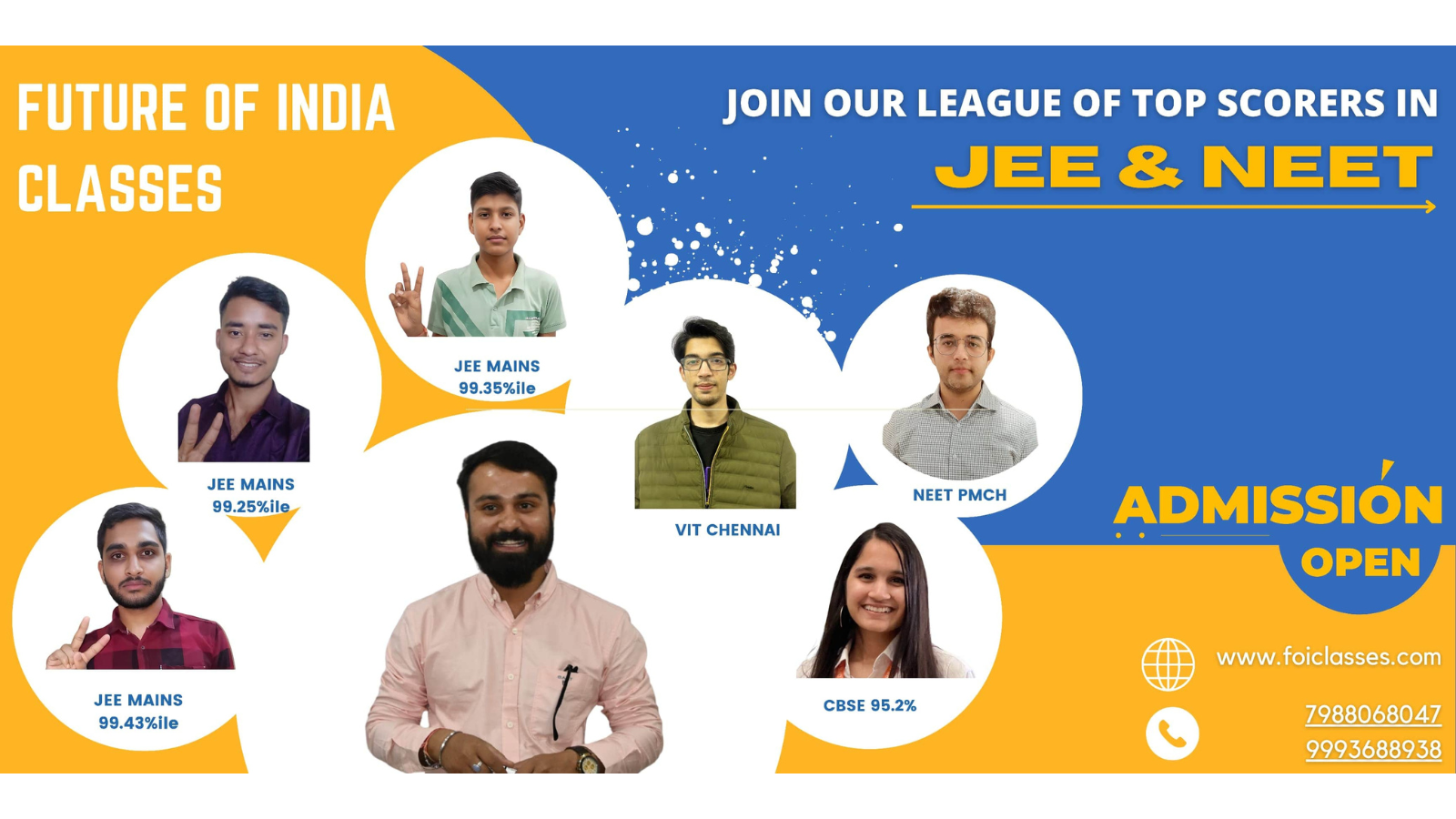 FOI Classes Bhopal Hero Slider - 2