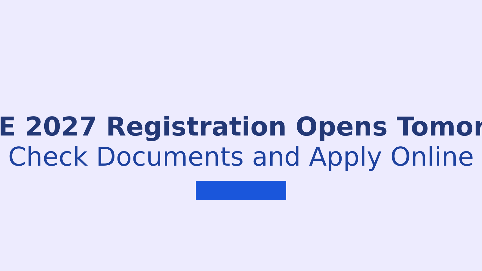 GATE 2027 Registration: Documents, Dates, Fees and Steps to Apply