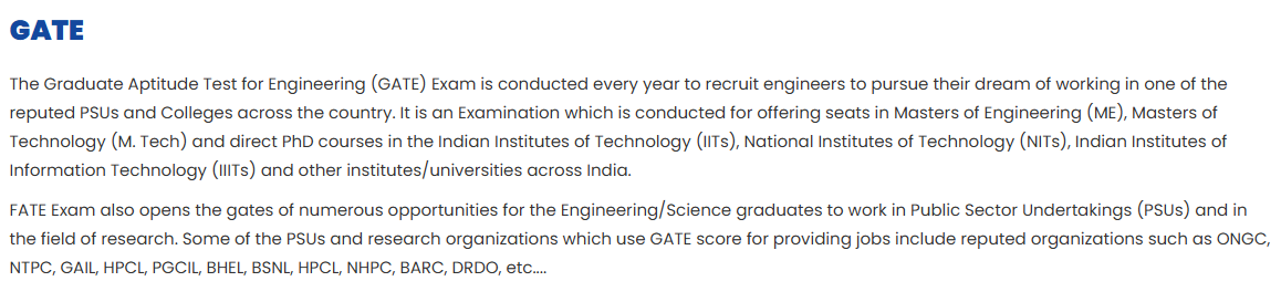 GATE Course  - offered by Gate Masters Academy Hyderabad
