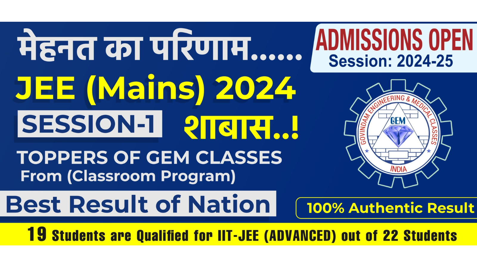 GEM Classes Alwar Hero Slider - 1