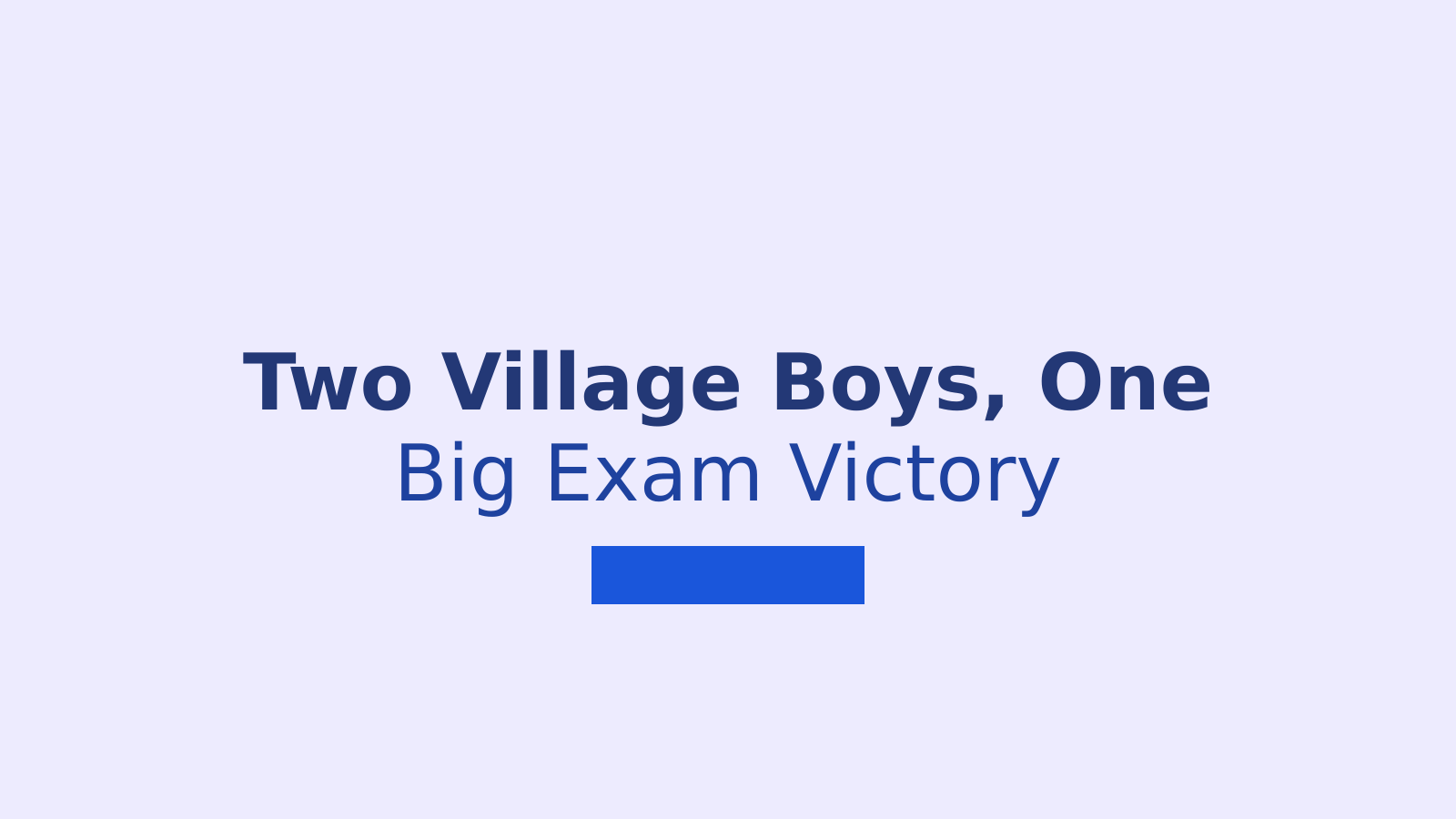 Two Haliya Youths Crack UP TGT Exam 2026 With Top Scores
