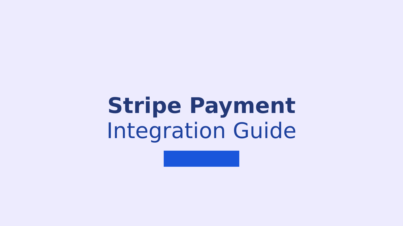 How to Add Stripe Payment Integration to Your Website