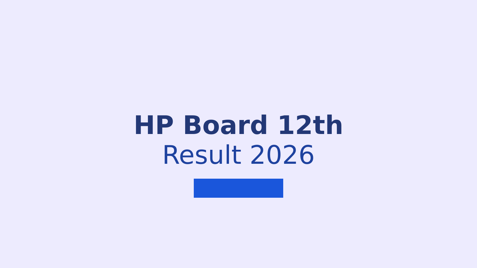 How to Check HP Board 12th Result 2026 at hpbose.org