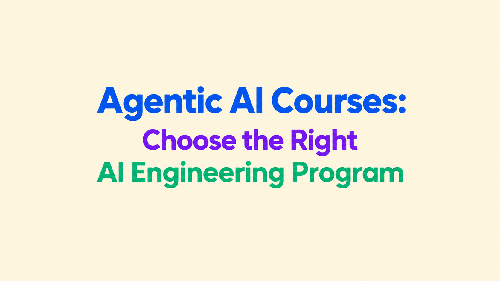 Top 5 IIT Courses for AI Engineers Building Advanced Machine Learning and Agentic AI Skills