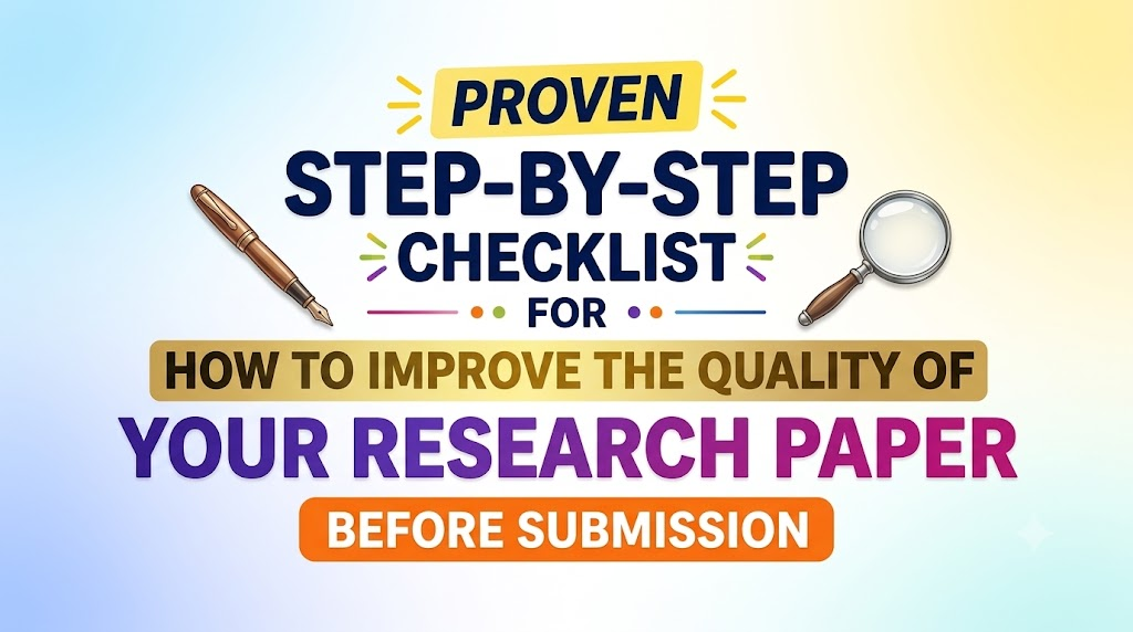 How to Improve the Quality of Your Research Paper Before Submission