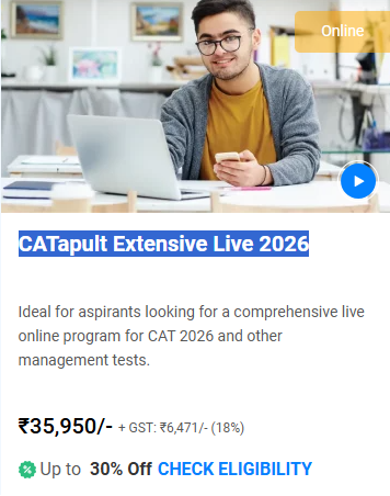 CATapult Extensive Live 2026 - offered by IMS Jaipur 