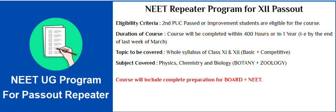 NEET Repeater - offered by InteGrator Neet Academy Bangalore