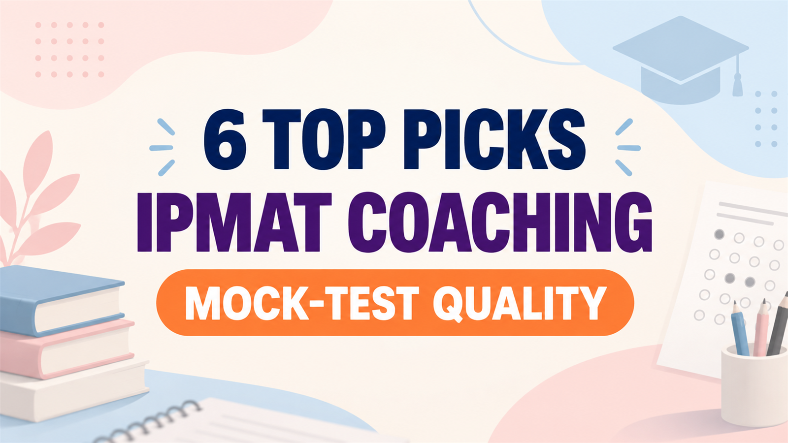 Best 6 IPMAT Coaching Institutes for 2027: Ranked by Mock-Test Quality